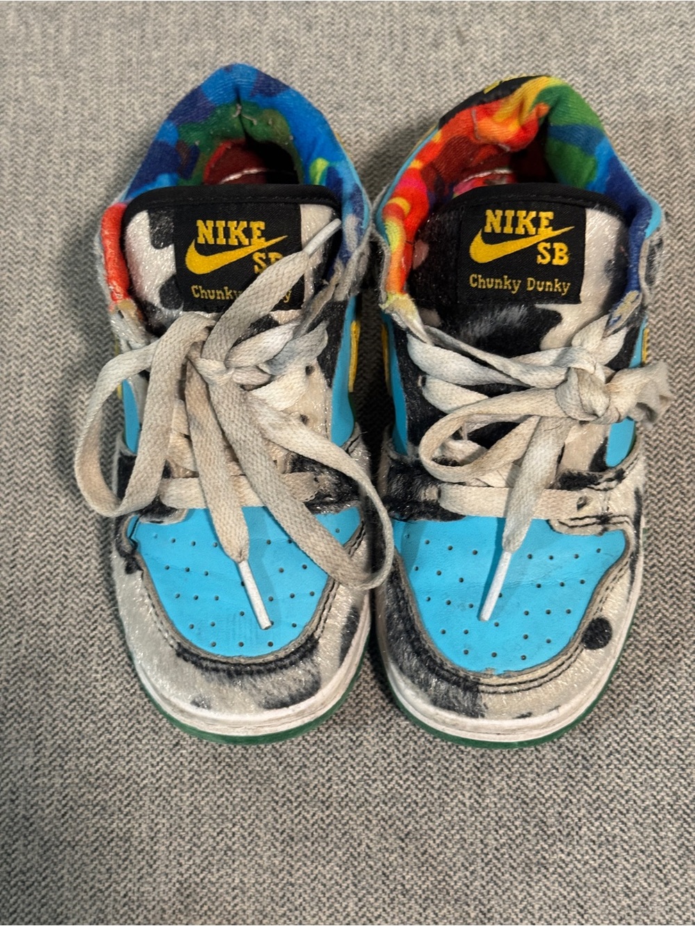 Nike Kids Chunky Dunky Turquoise Multi-Color Sneaker